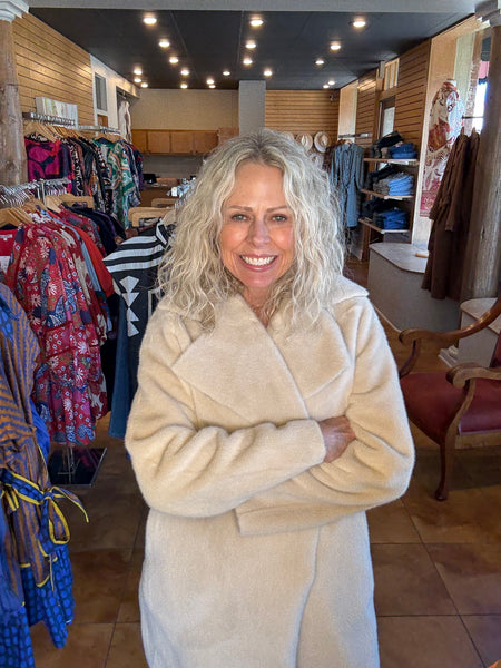 Ivy Jane Faux Fur Car Coat