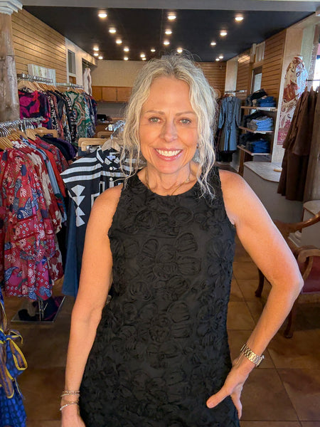 Joy Joy Soutache Dress [black]