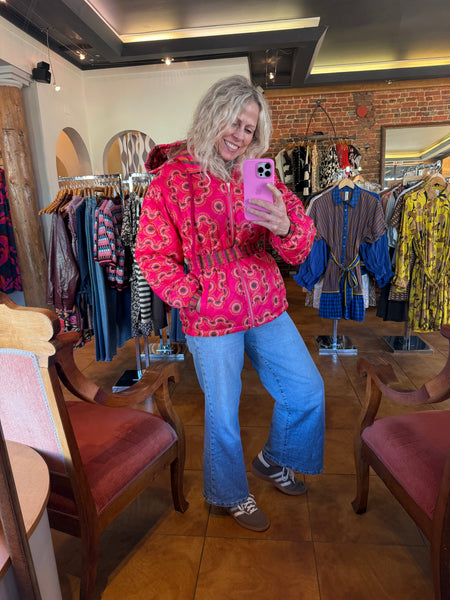 Emily Lovelock Beetroot Paula Puffer Jacket