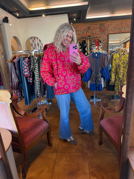 Emily Lovelock Beetroot Paula Puffer Jacket