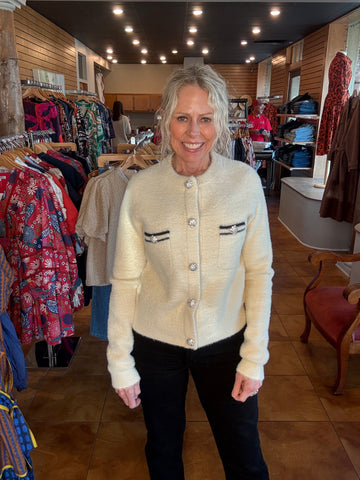 Ivy Jane Chanel Inspired Cardigan