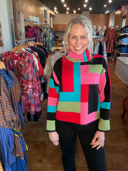 Ivy Jane Color Block Sweater