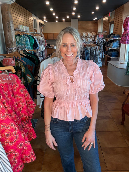 PINCH Ruffle Smocked Top
