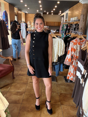 THML Sleeveless Button Front Dress