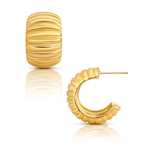 Ellie Vail Peyton Chunky Hoop Earring