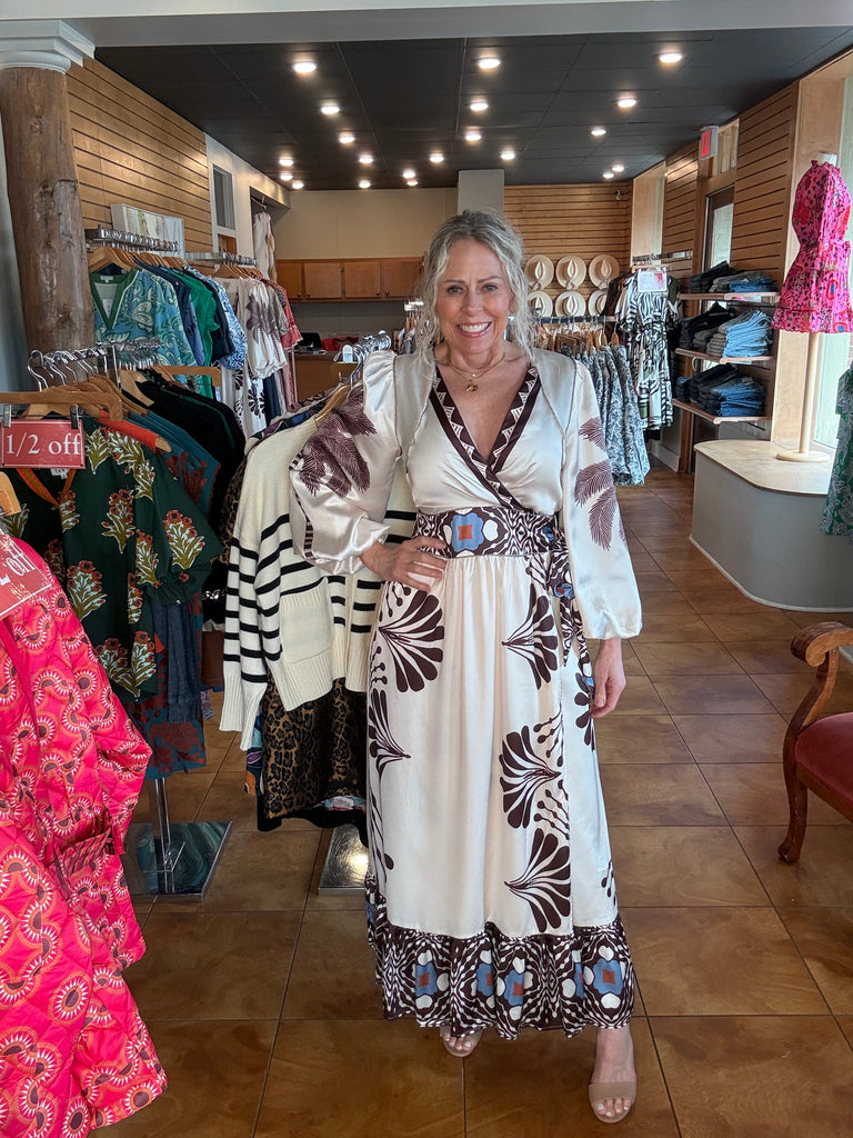 Ciebon Printed Maxi Dress