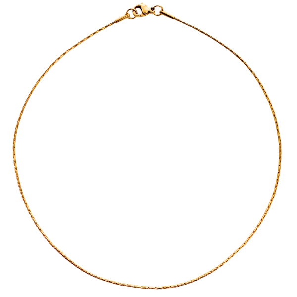 Ellie Vail Esther Long Box Chain Choker Necklace