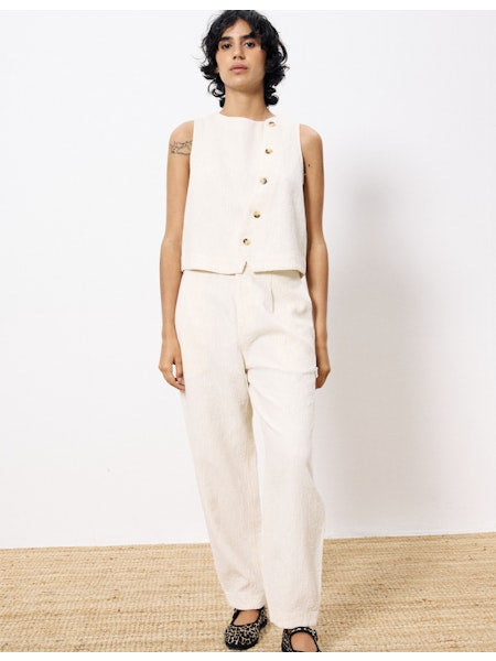 FRNCH Pepita Woven Trousers