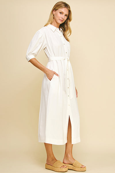 PINCH Linen Midi Dress