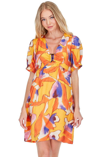 Joy Joy Ring Neck Dress
