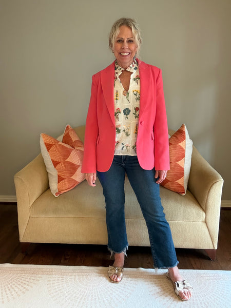Lucy Paris Irene Blazer [coral]