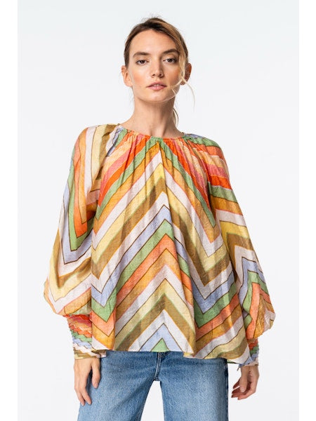 Ciebon Chevron Multi Skirt