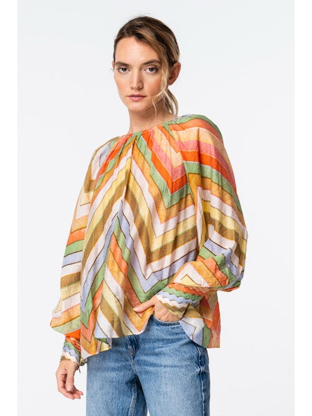 Ciebon Chevron Multi Skirt