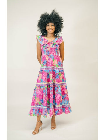 Marié Fleur Dress in Cotton Candy