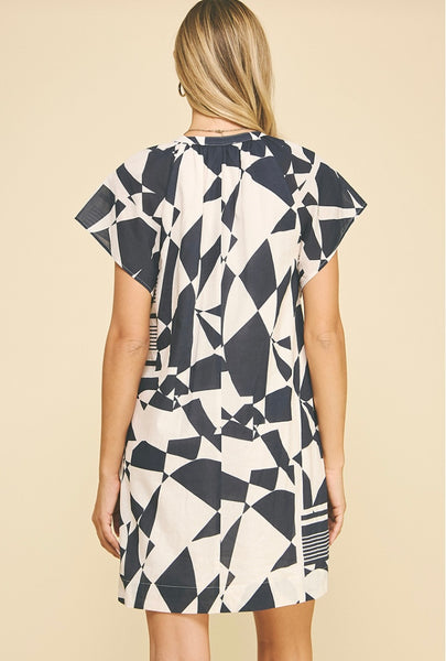PINCH Woven Print Dress