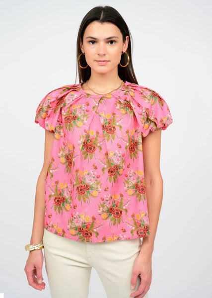 Ivy Jane Pleated Neck Top