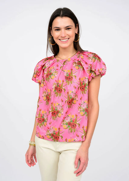 Ivy Jane Pleated Neck Top