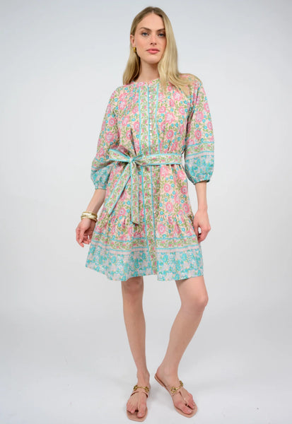Uncle Frank Many Buttons Block Dress