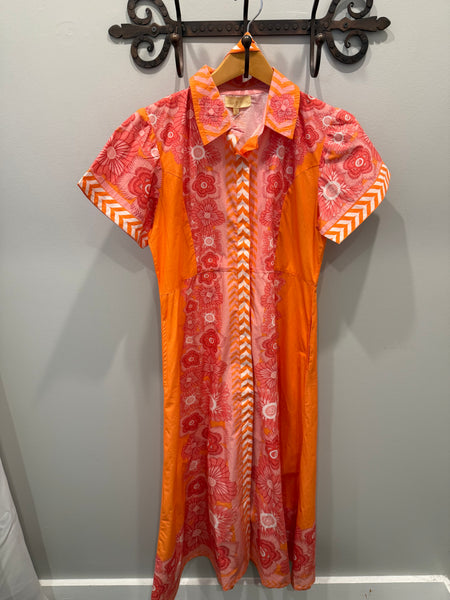Isla Payal Chelsea Shirtdress [peony orange]
