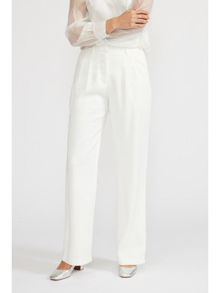 Lucy Paris Valli Cupro Pant [white]