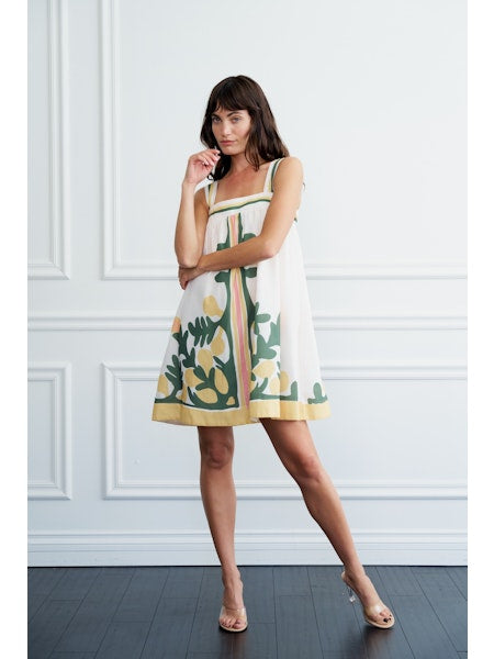 Ciebon Engineer Lemon Printed Mini Dress