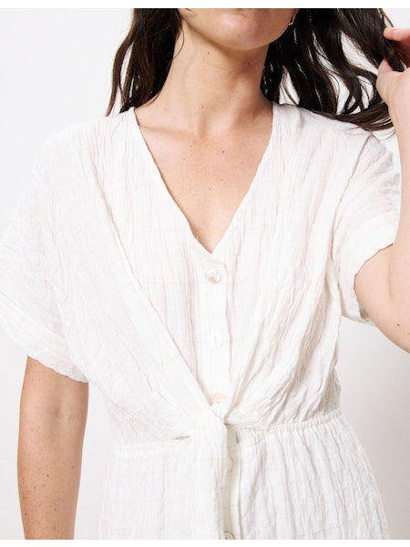 FRNCH Chryslaine Tie Front Dress
