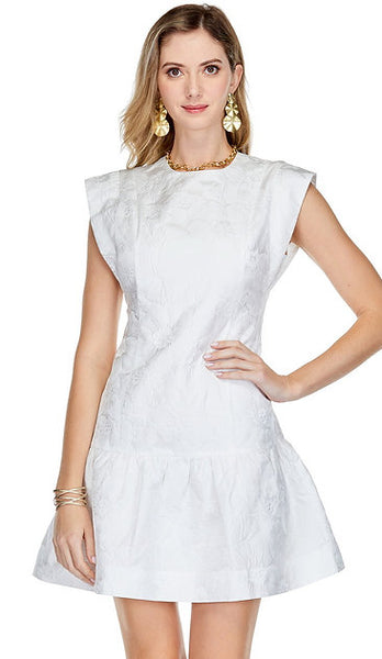 Jade Karen Fit Flutter Hem Dress