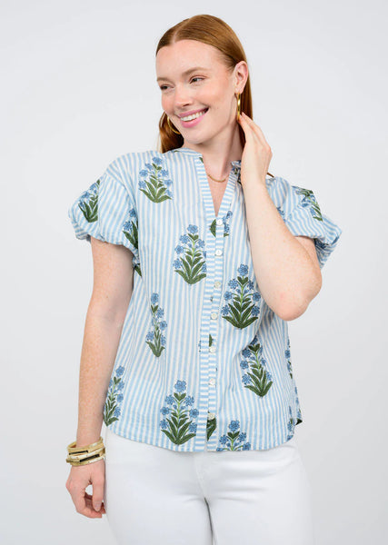 Ivy Jane Striped Block Top