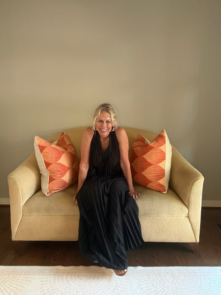 BYU Pleated Maxi Dress