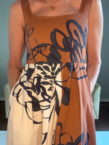 Bel Kazan Lulu Print Janie Dress
