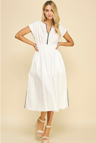 Sister Mary Patsy Blue Block Top
