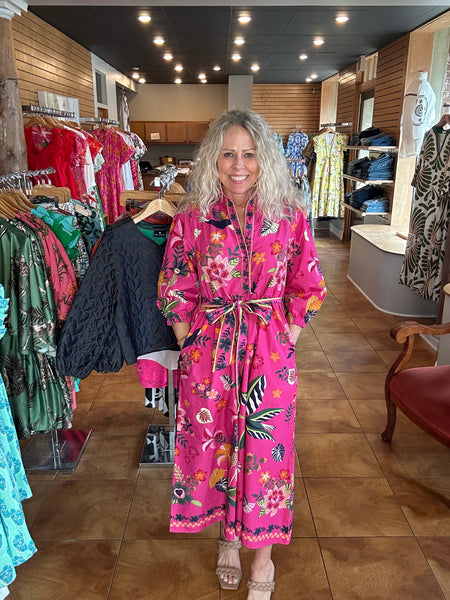 Maude Vivante Remi Dress [raspberry bloom]