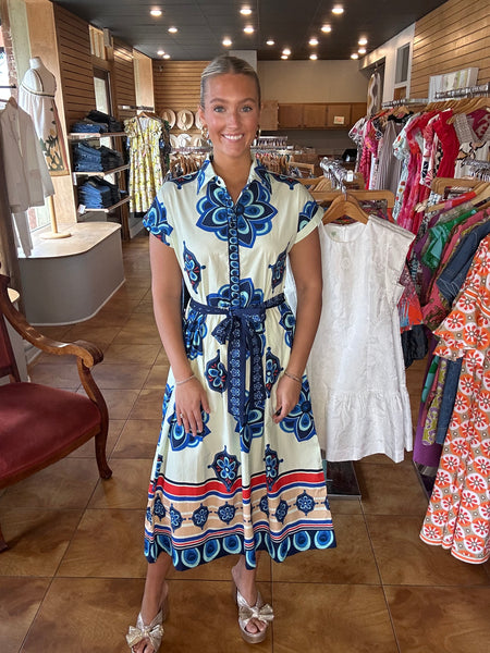 Maude Vivante Rylie Dress [geometric florals]