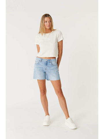 Level 99 Cooper Raw Hem Short