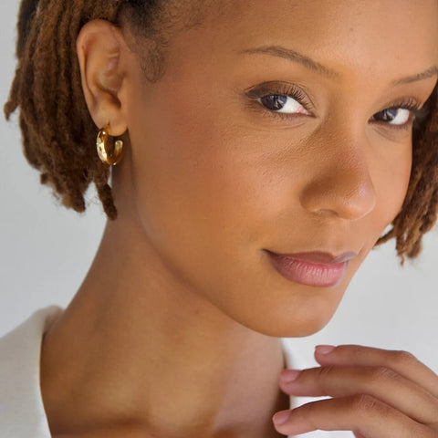 Ellie Vail Darby Sunburst Hoop Earring