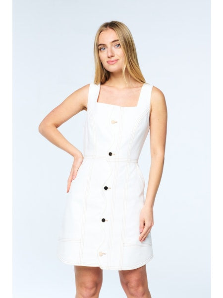 Ciebon Scalloped Front Mini Dress