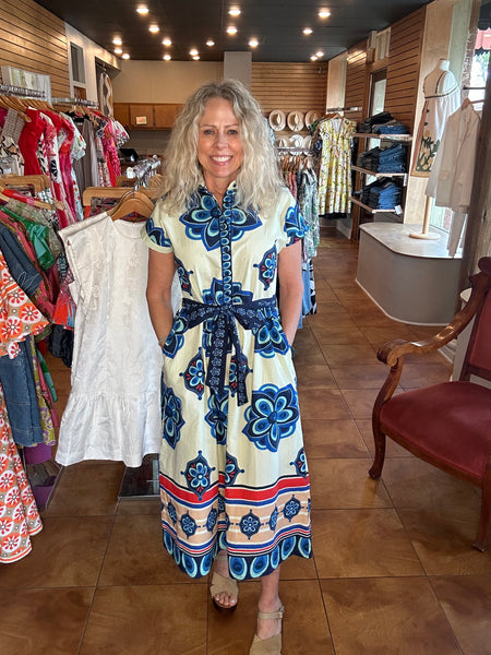 Maude Vivante Rylie Dress [geometric florals]