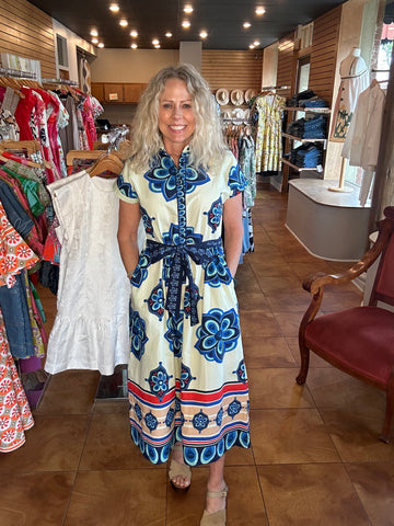 Maude Vivante Rylie Dress [geometric florals]