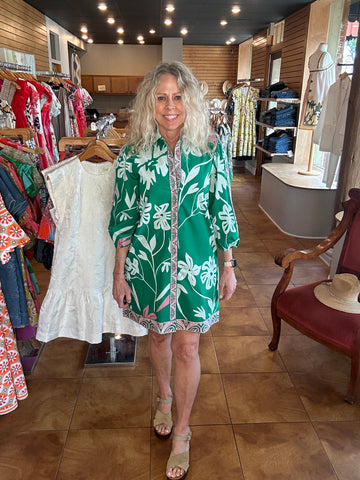 Maude Vivante Ava Dress [green flora]