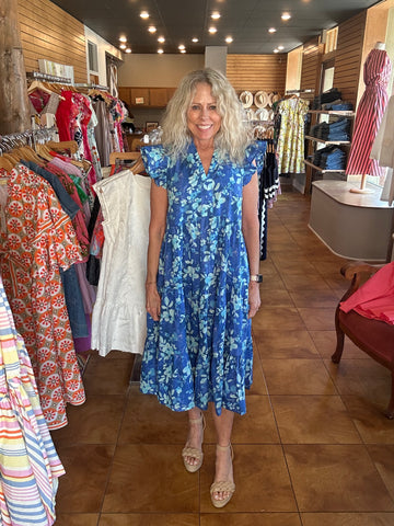 PINCH Floral Print Midi Dress