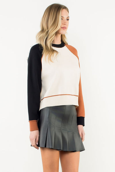 THML Colorblocked Sweater [cream]