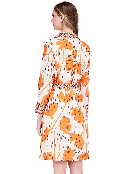 Jade Contrast Shirtdress