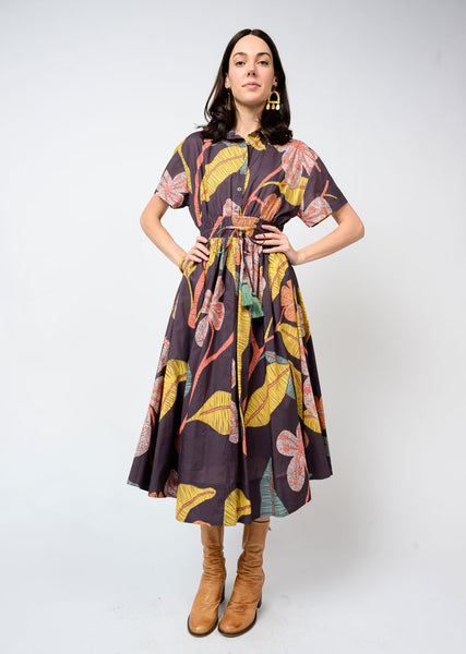 Uncle Frank Cinched Waist Shirtdress