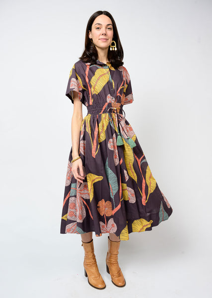 Uncle Frank Cinched Waist Shirtdress