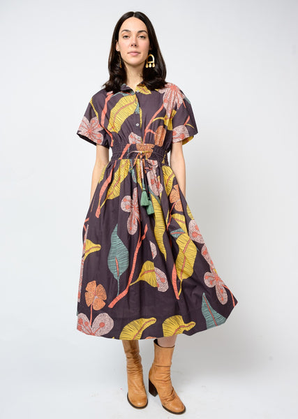 Uncle Frank Cinched Waist Shirtdress