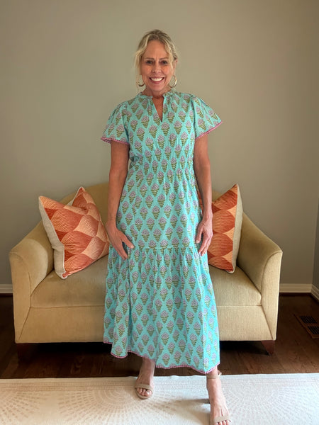 Uncle Frank Lavender Blooms Dress