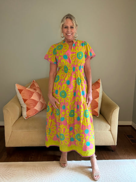 Uncle Frank Daisy Border Dress