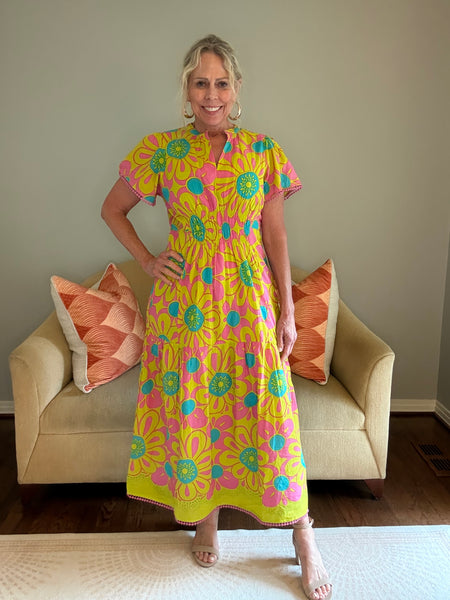 Uncle Frank Daisy Border Dress