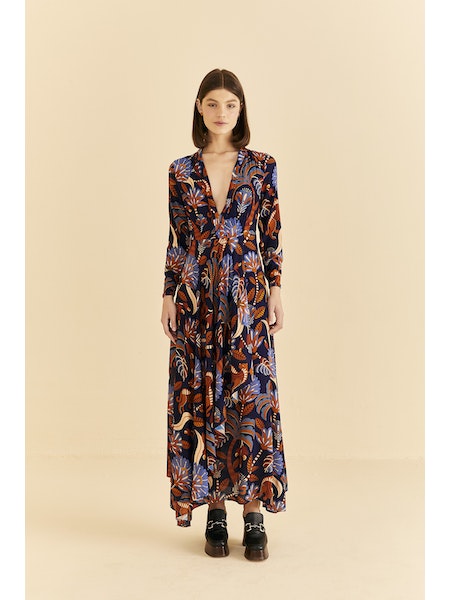 Farm Rio Nature Beauty Maxi Dress