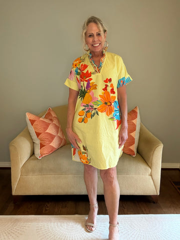Maude Alana Dress in Citrus Gardens